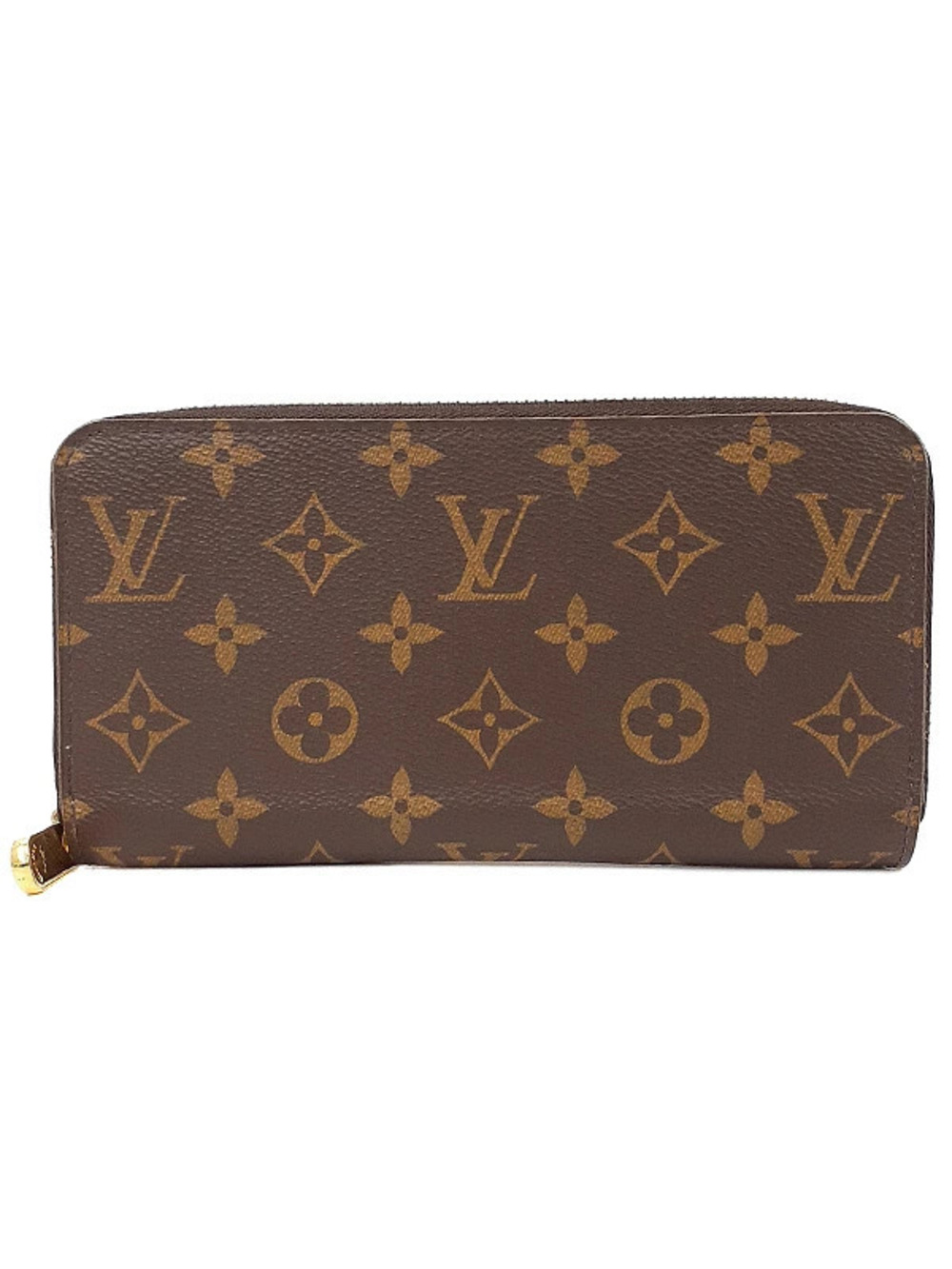 Louis Vuitton Monogram Zippy Wallet Round Zipper Long